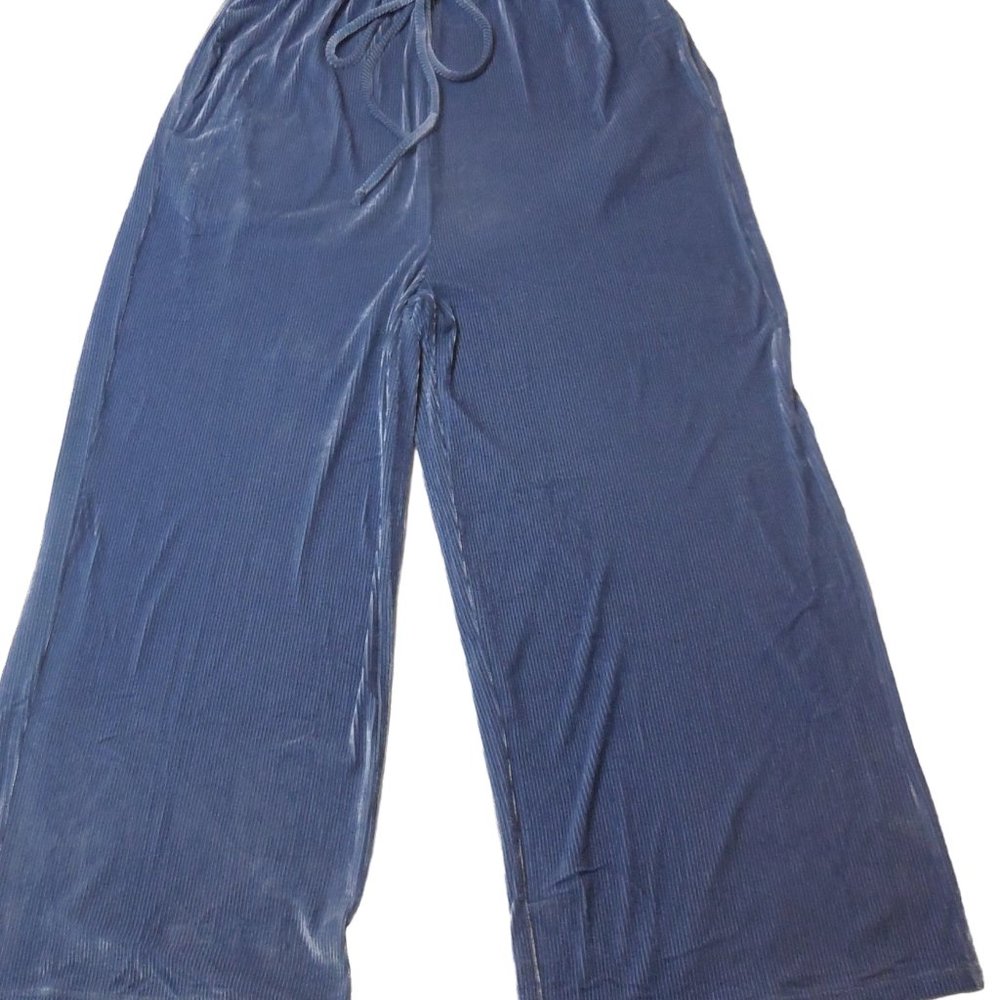Overall Pants NWT women's jumpers jumpsuity romper blue corduroy - Picture 6 of 11
